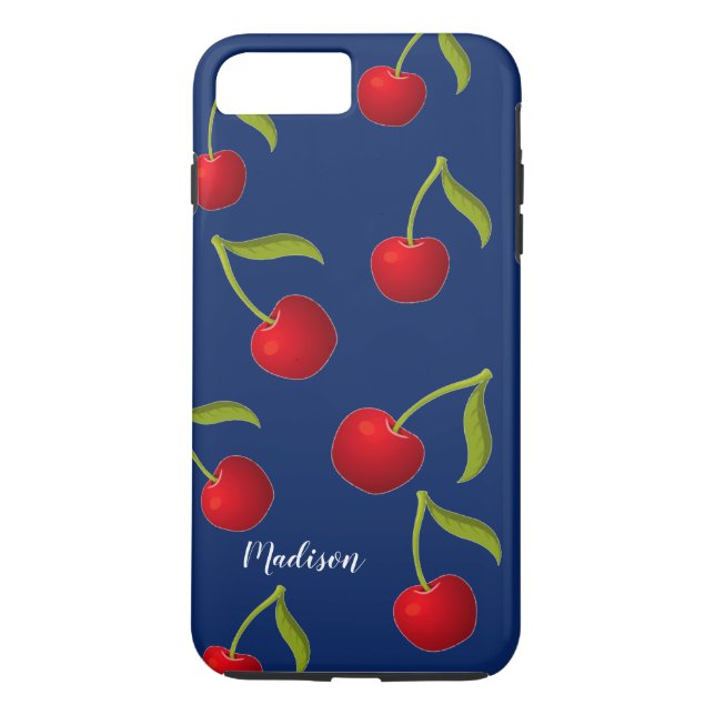 Personalized Cherry Phone Case Navr (Back)