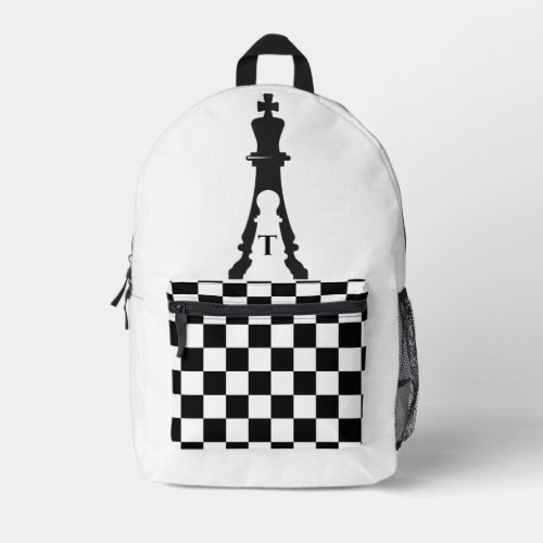 Personalized chess lovers modern Print Cut Sew Bag