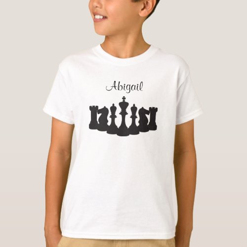 Personalized Chess T_Shirt for Kids