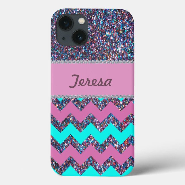 Personalized Chevron ZigZag iPhone 6, Tough Xtreme Case-Mate iPhone Case (Back)