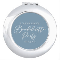 Personalized Chic Dusty Blue Bachelorette Party