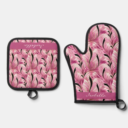 Personalized Chic Luxury Pink Glam Pattern 