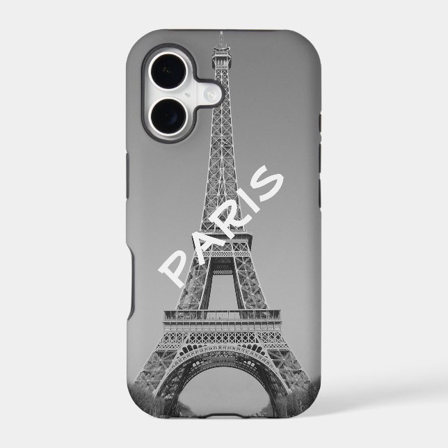Personalized Chic Paris Eiffel Tower Case-Mate iPh Iphone Case (Back)
