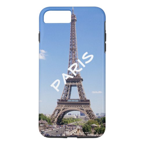 Personalized Chic Paris Eiffel Tower iPhone 8 Plus7 Plus Case