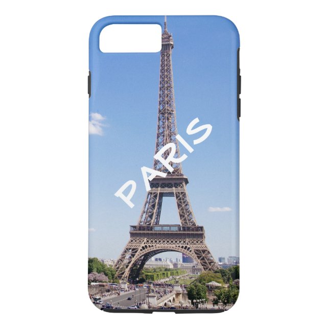 Personalized Chic Paris Eiffel Tower Case-Mate iPhone Case (Back)