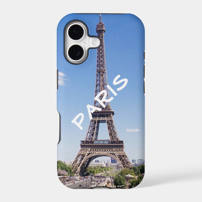 Personalized Chic Paris Eiffel Tower Iphone Case (Back)