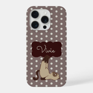 Personalized Chic Polka Dot  iPhone 15 Pro Case