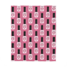Personalized Chic Trendy Modern Pink Nail Polish