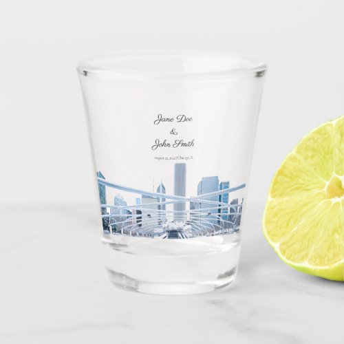 Personalized Chicago Shot Glass