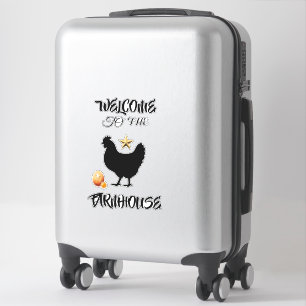 Personalized Chicken Farm Name Sticker