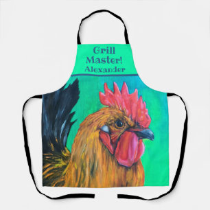 Personalized Chicken Grill Master  Apron