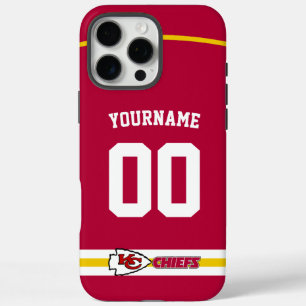 Personalized Chiefs Jersey American Football iPhone 16 Pro Max Case