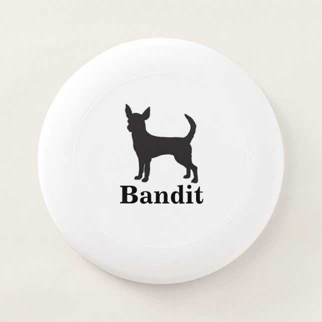 Personalized Chihuahua Dog Frisbee (Front)