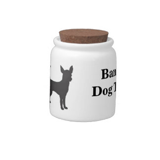 Personalized Chihuahua Dog Treat Jar