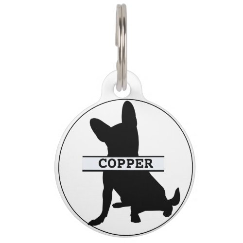Personalized  Chihuahua Round Pet Tag