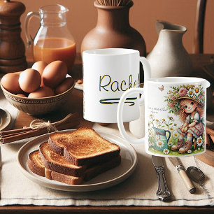 Personalized Child of God daisy girl Coffee Mug