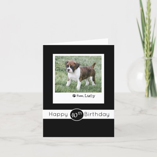 Personalized Children Birthday Cards _ Dog Card