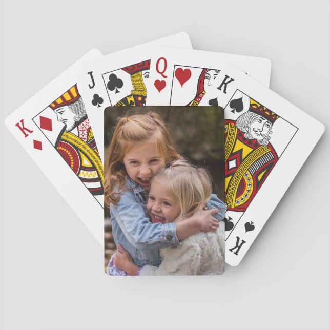 Personalized Children Photo Playing Cards (Back)