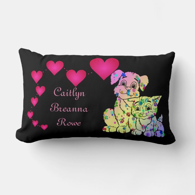 Personalized Childrens Bedtime Prayer Pillow (Front)