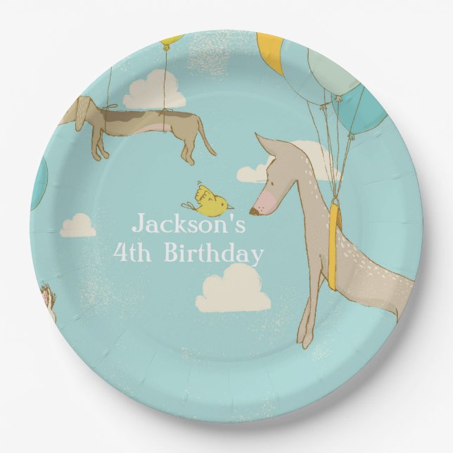 Personalized Children's Birthday Plates (Front)