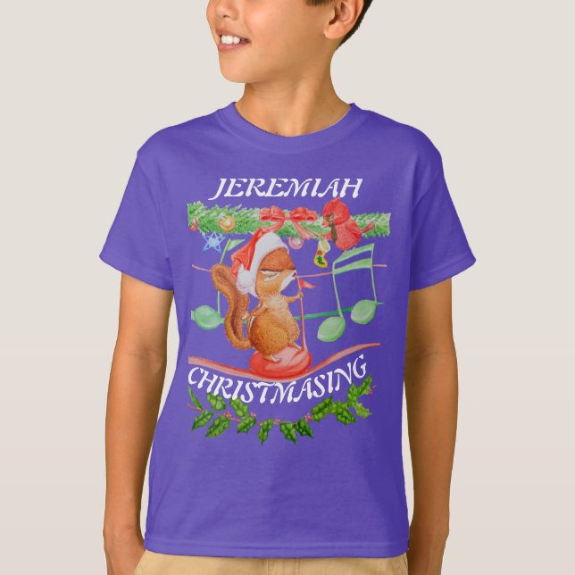 PERSONALIZED CHILDREN'S CHRISTMAS T-SHIRT  (Front)