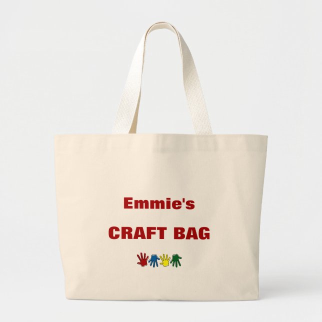 Personalized Children's Craft Bag (Front)