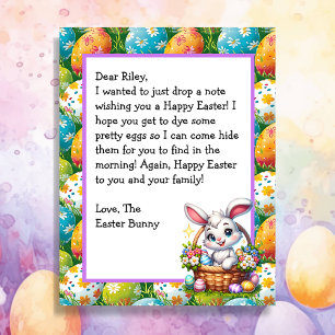 Personalized Children's Letter from Easter Bunny