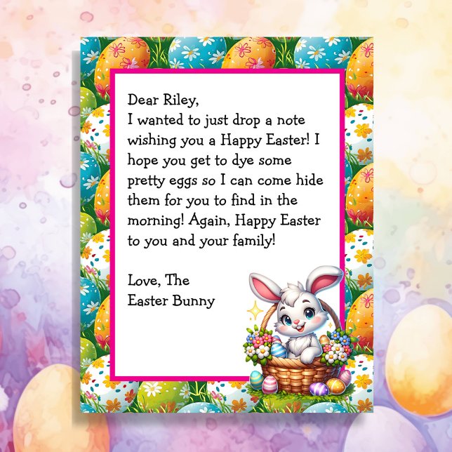 Personalized Children's Letter from Easter Bunny (Creator Uploaded)
