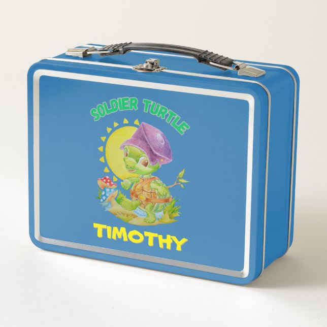 Personalized Children's Metal Lunch Box  (Front)