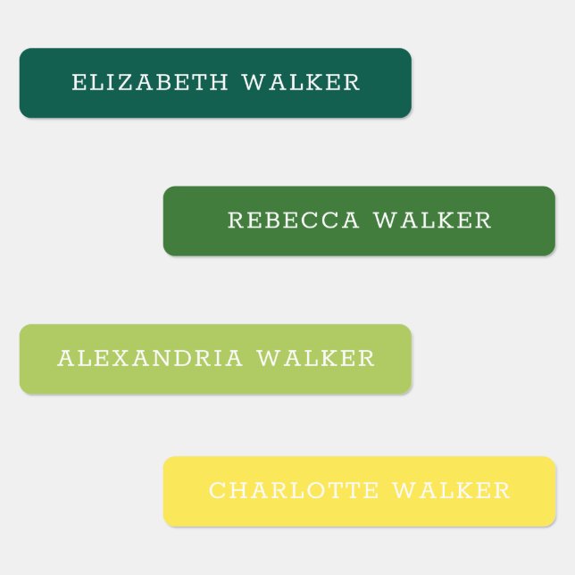 Personalized Children's Name  Labels (Group)