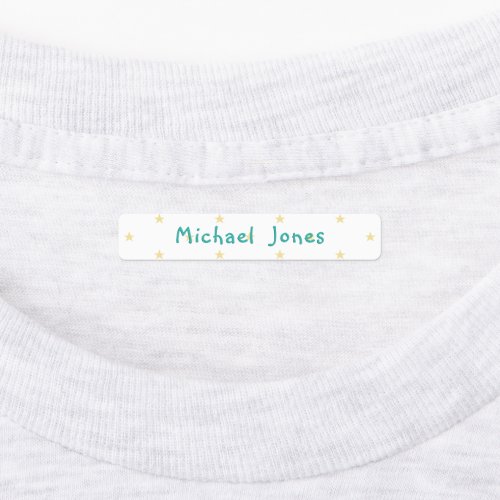 Personalized Childs Clothing Name Tags Iron_On Kids Labels