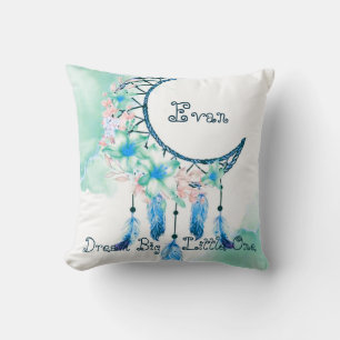Personalized child's dreamcatcher  baby  throw pillow