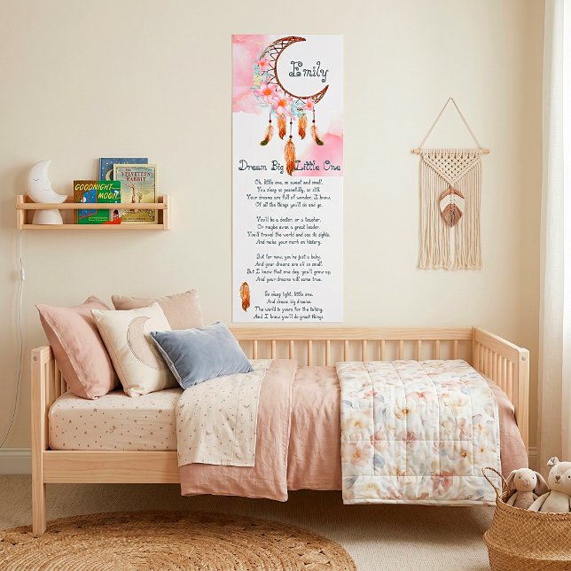 Personalized child's dreamcatcher  poem poster (Creator Uploaded)