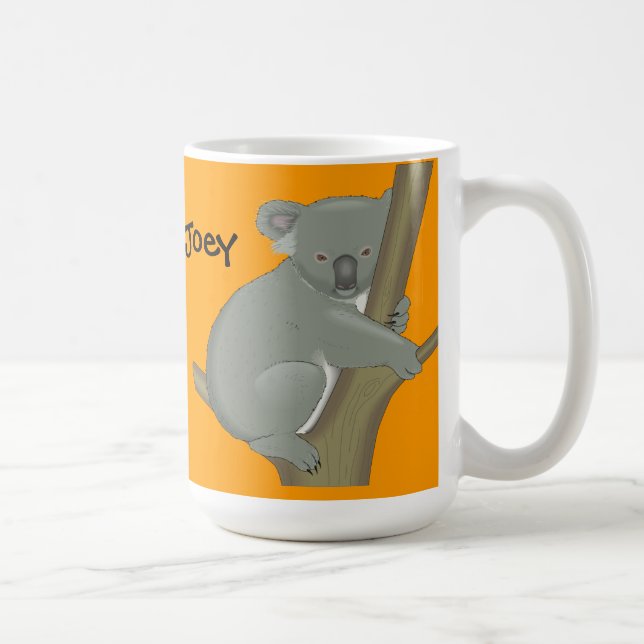 Personalized Child's Koala Mug (Right)