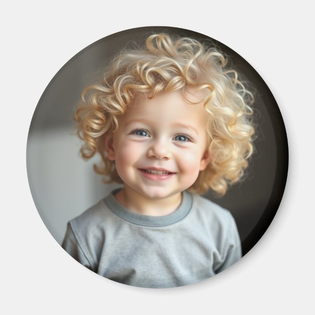 Personalized Child's Photo Refrigerator  Magnet (Front)