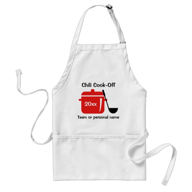Personalized Chili Cook-Off Adult Apron (Front)