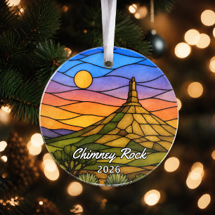 Personalized Chimney Rock Historic Site Acrylic Or Ornament