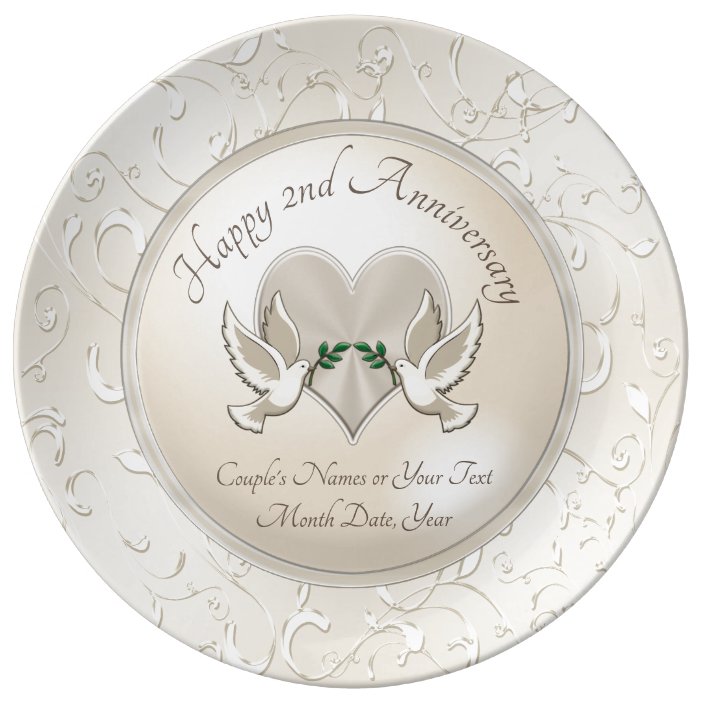 Personalized China 2nd Anniversary Gifts For Wife Dinner Plate Zazzle Com,Tulip Trees In Australia