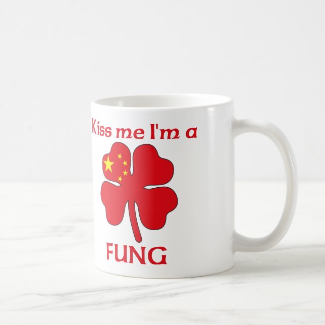 Personalized Chinese Kiss Me I'm Fung Coffee Mug (Right)