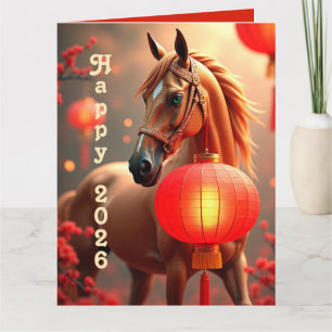 Personalized Chinese new year 2026 Card
