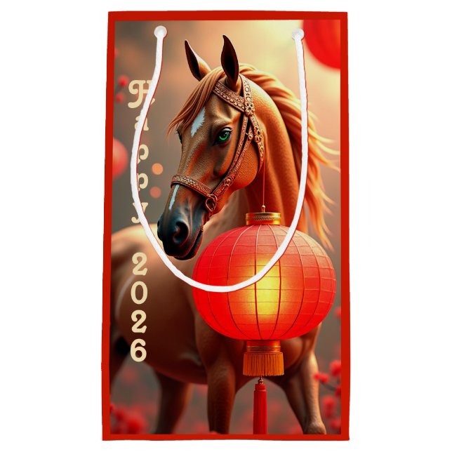 Personalized Chinese new year 2026 Small Gift Bag (Front)