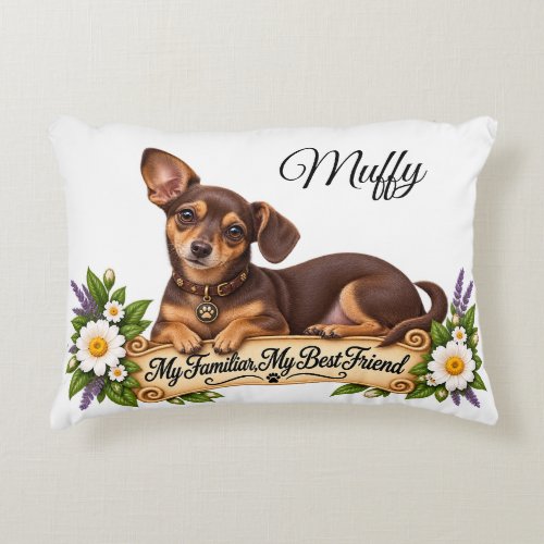 Personalized Chiweenie My Best Friend Accent Pillow