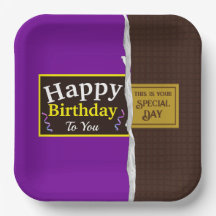Personalized Chocolate Candy Bar Birthday