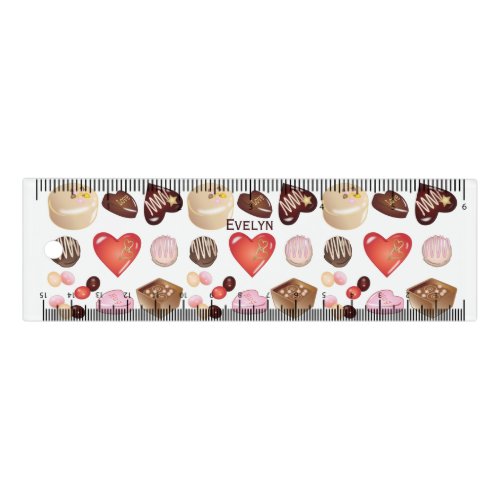 Personalized Chocolate Candy Ruler