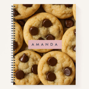 Personalized Chocolate Chip Cookie Notebook