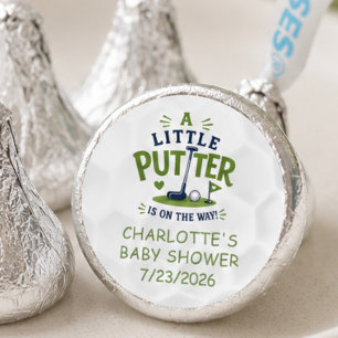 Personalized Chocolate Kiss Baby Shower Favor