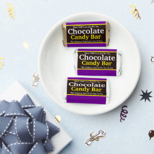 Personalized Chocolate Mini Candy Bars Hershey's Miniatures