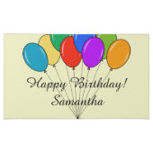 Personalized chocolates box with Birthday balloons (Front)