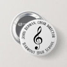 Personalized Choir Director Treble Clef Music