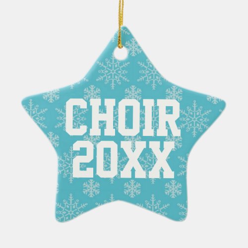 Personalized Choir Music Christmas Ornament Gift